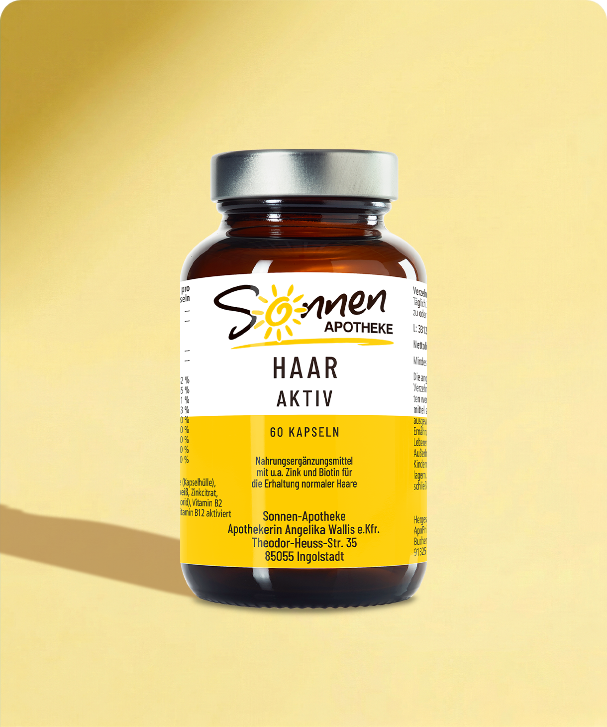 Sonnen Apotheke Haar Aktiv – Haar Vitamine Kapseln