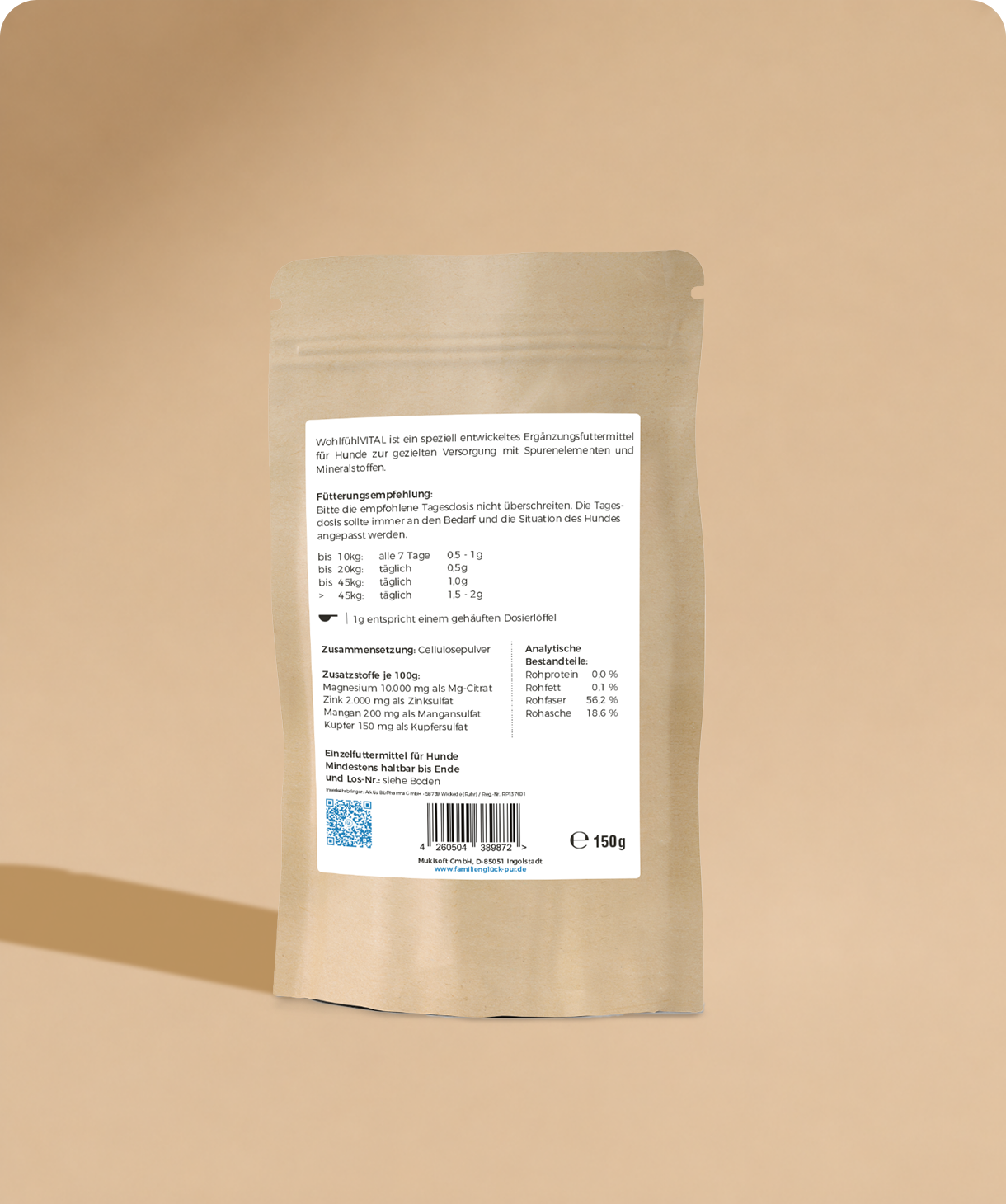 GUSTL WohlfühlVital – Mineralstoffe & Spurenelemente für Hunde